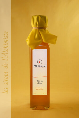 Sirop artisanal Citron Givré